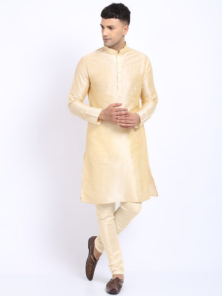 3 Pc set of Brocade Jacket with Kurta & Churidar Pajama by Treemoda
