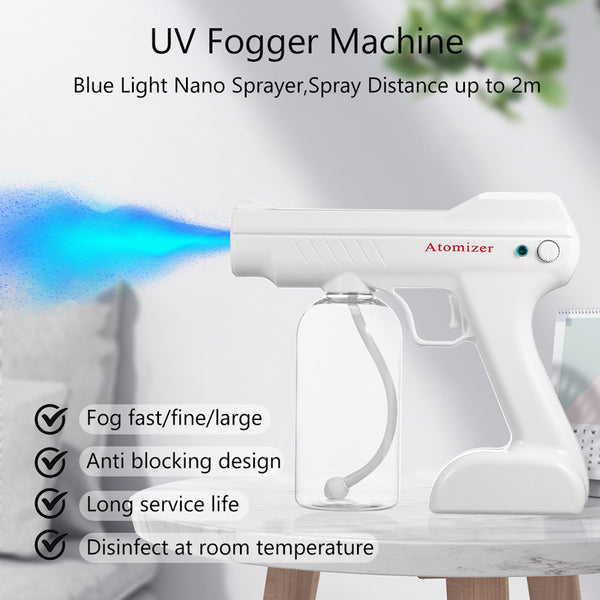 Rechargeable Wireless Sanitizer Gun Ninth Generation Nano Blue Light Atomizer