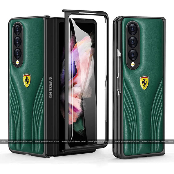 Premium Designer Leather Case for Samsung Fold 2, Fold 3 & Flip 3