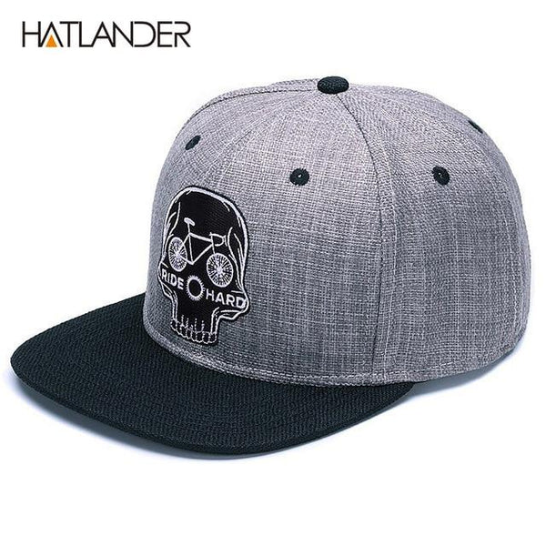 Original Baseball cap men snapback cap brand embroidery SKULL cool hip hop cap sports hats
