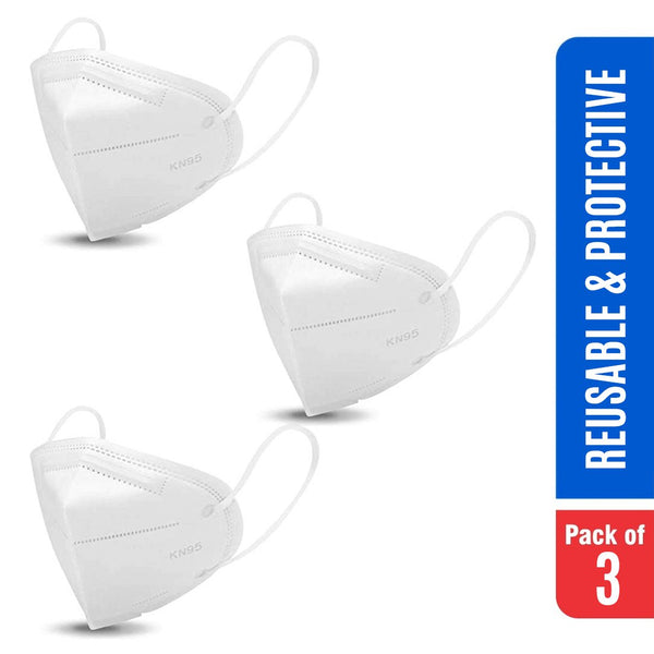5 Layered KN95 Reusable Anti Pollution/Bacterial Premium Quality Face Mask (Embedded Clip) - Yard of Deals