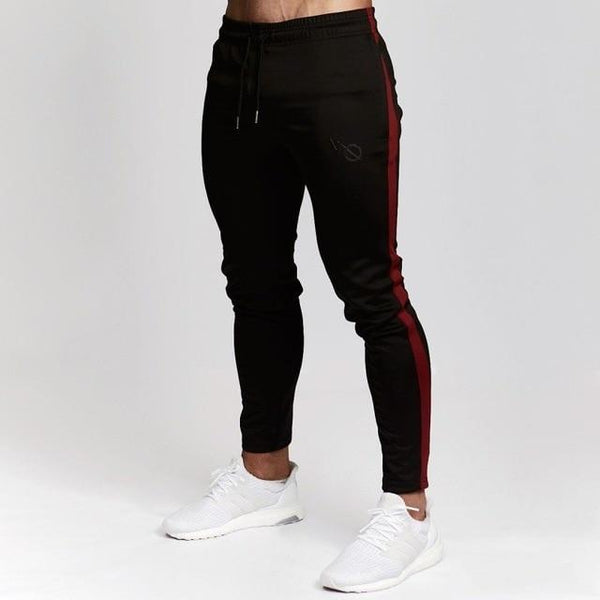 Men Slim Drawstring Cotton Sweatpants Gyms Fitness Trousers Man Jogger Workout Casual Fashion Pant Brand Pencil Pants Sportswear