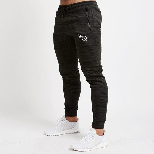 Men Slim Drawstring Cotton Sweatpants Gyms Fitness Trousers Man Jogger Workout Casual Fashion Pant Brand Pencil Pants Sportswear
