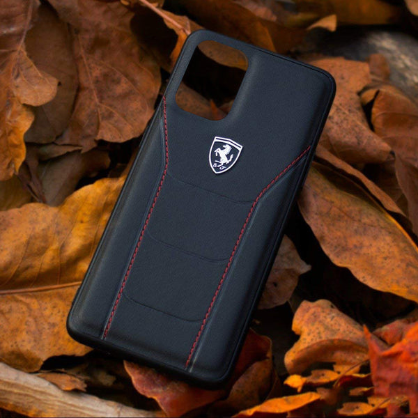 Ferrari Heritage Premium Leather Case for iPhone 11, 12, 13 & 14 Series & Samsung Galaxy Z Flip3, Flip4, Fold3, Fold4, S22 & S23