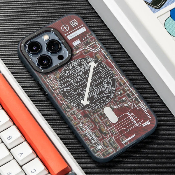 Technology Futuristic Design MagSafe Case for iPhone 14 Series