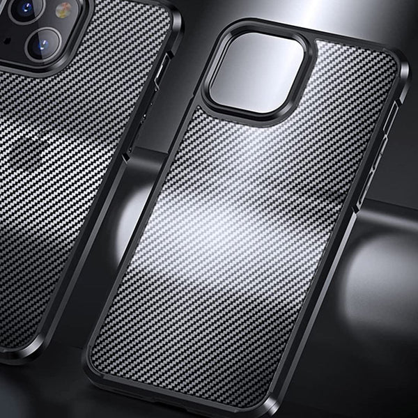 Transparent Carbon Case For Apple iPhone - Grey