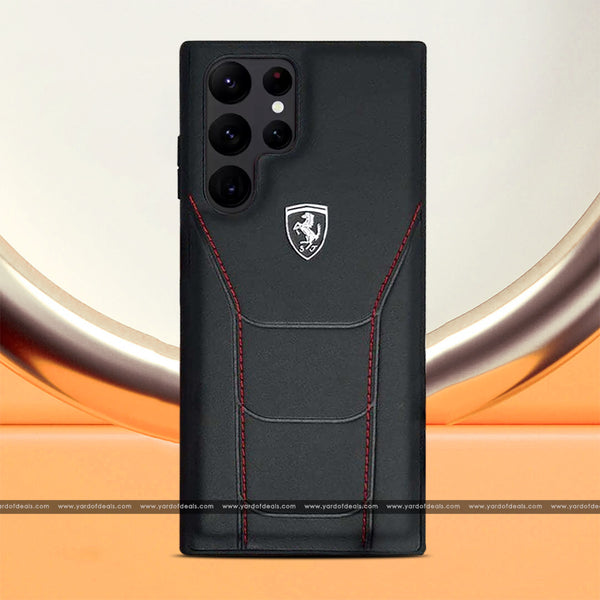 Ferrari Heritage Leather Case for Samsung Galaxy S22 Series