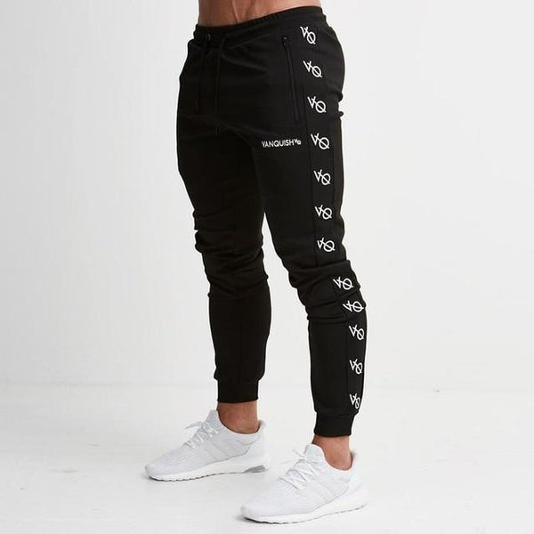 2019 New Men Brand Joggers Sweatpants Gyms Workout Fitness Cotton Trousers Male Casual Fashion Skinny Track Pants - Yard of Deals