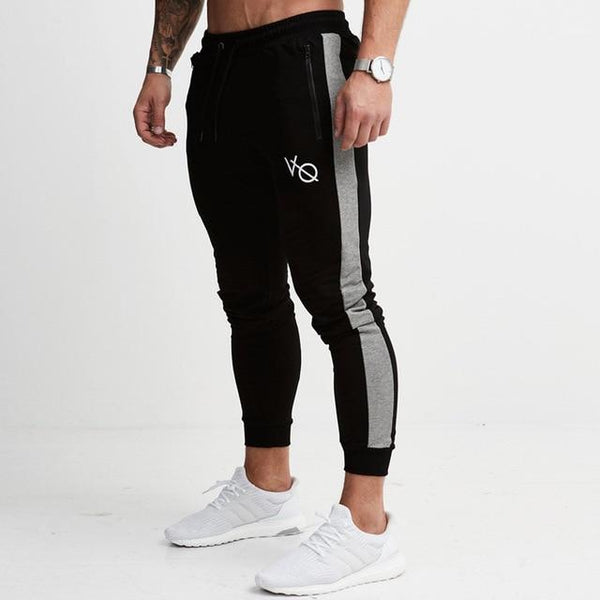 2019 New Men Brand Joggers Sweatpants Gyms Workout Fitness Cotton Trousers Male Casual Fashion Skinny Track Pants - Yard of Deals