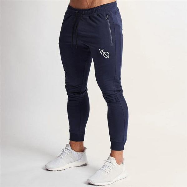 2019 New Men Brand Joggers Sweatpants Gyms Workout Fitness Cotton Trousers Male Casual Fashion Skinny Track Pants - Yard of Deals