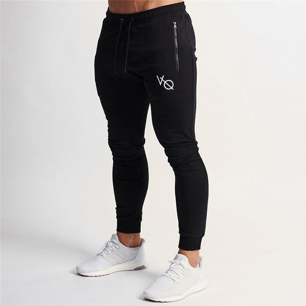 2019 New Men Brand Joggers Sweatpants Gyms Workout Fitness Cotton Trousers Male Casual Fashion Skinny Track Pants - Yard of Deals