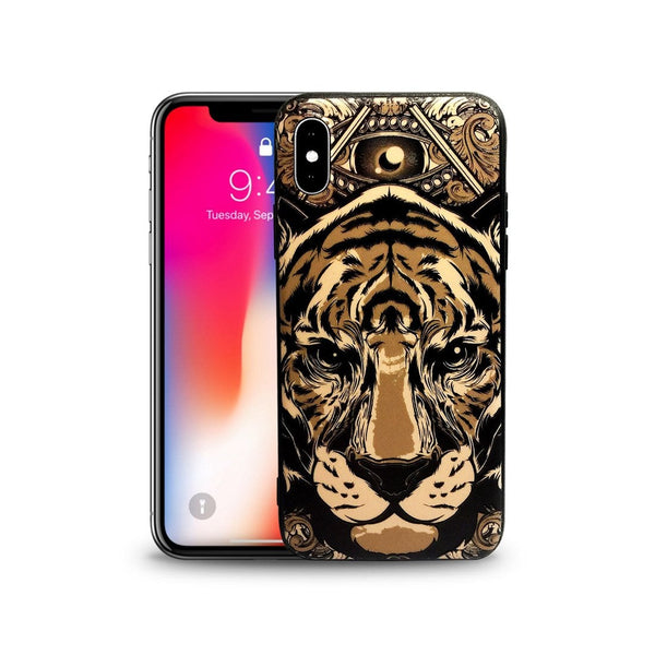 Premium designer hard shell mobile case for iPhone X.