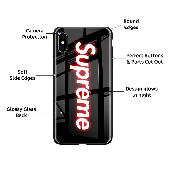 Design Glows In Night Printed Mobile Case Cover for Apple iPhone X