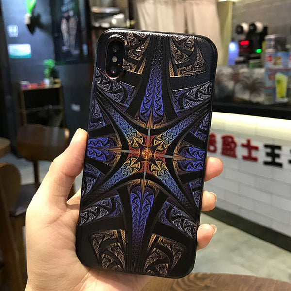 Star Printed Multicolor Mobile Case Cover for Apple iPhone X