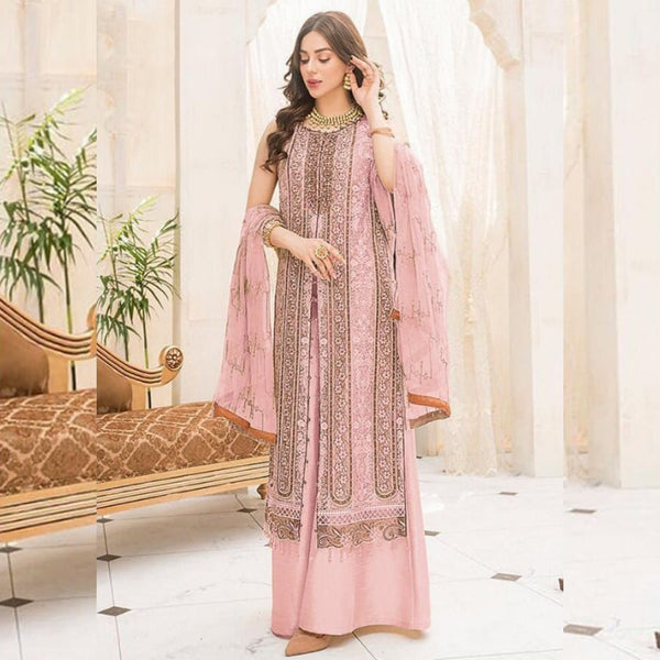 {Semi Stitched} Beautiful Pakistani Georgette suit.