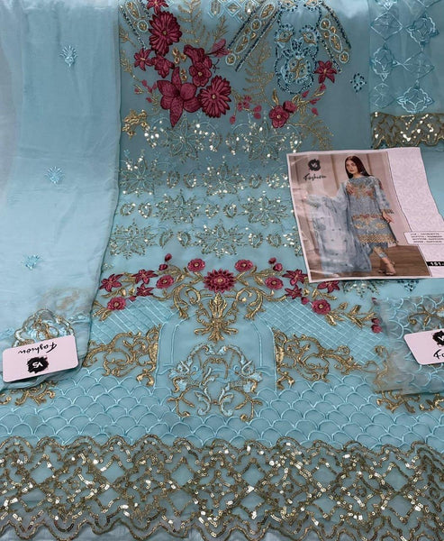 {Semi-Stitched} Beautifull Pakistani Heavy Georgette suit
