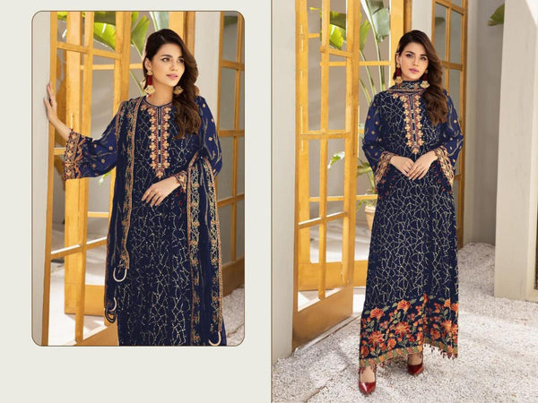 {Semi-Stitched} Heavy Beautiful Georgette Pakistani suit