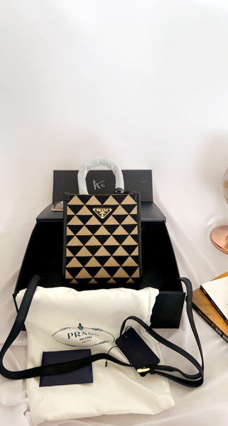 Jacquard fabric micro bag For Women