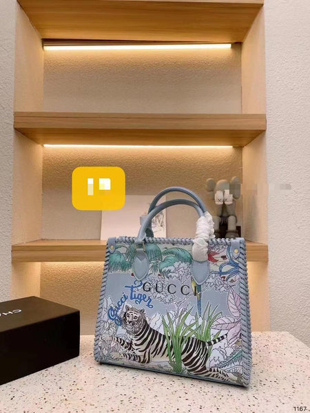 Tiger Jackie Print Hand Bags For Women