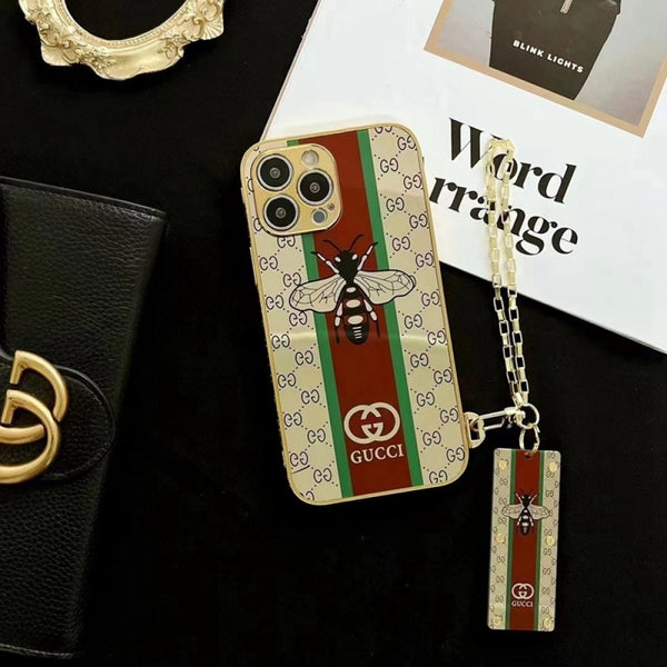 Luxury Designer Golden Back Case Cover for iPhone