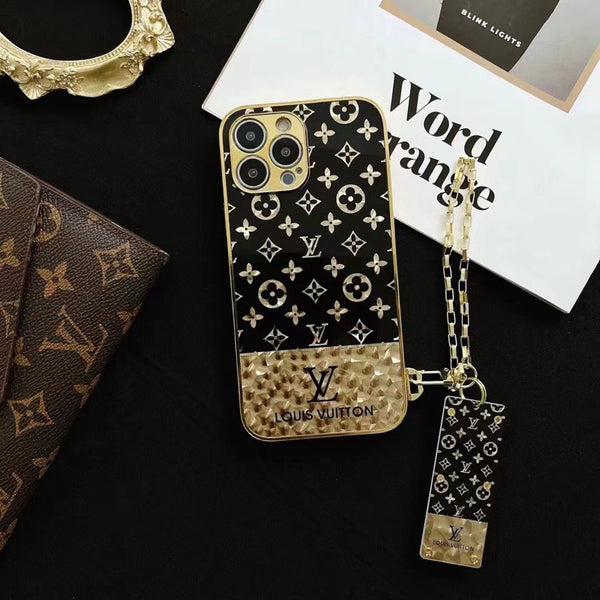 Luxury Designer Golden Back Case Cover for iPhone