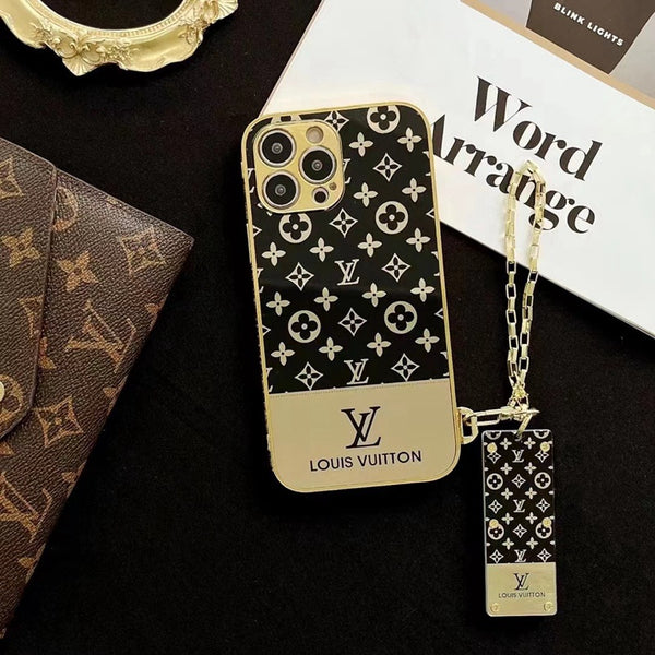 Luxury Designer Golden Back Case Cover for iPhone