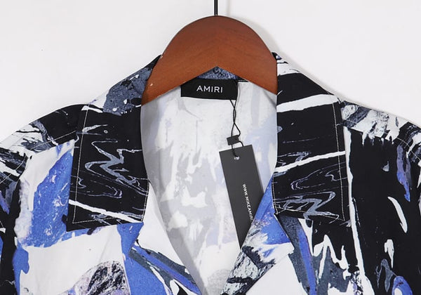Paint-Splatter Bowling Shirt
