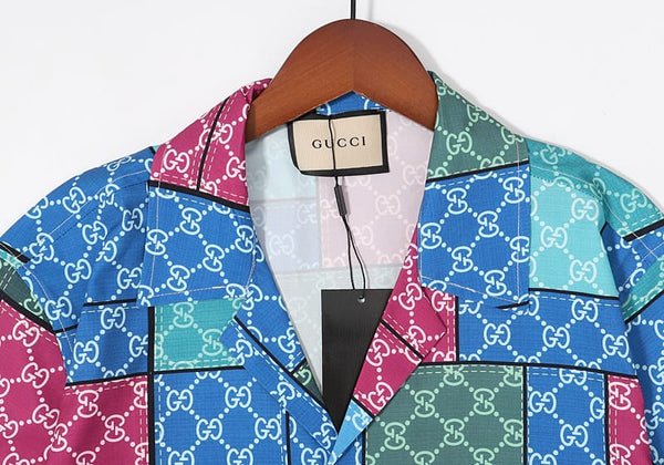 Logo Print Half Sleeves Shirt