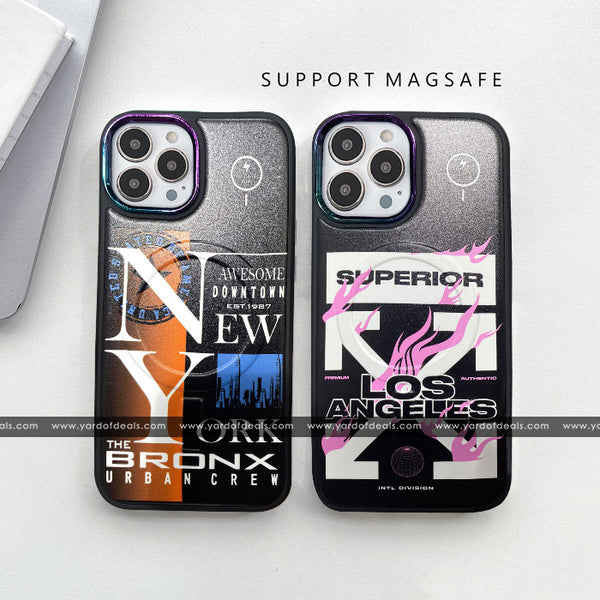 Designer NY Luxury Magsafe Back Case for iPhone 12, 13 & 14 Series